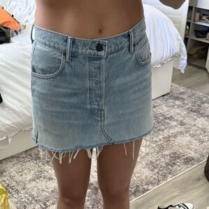 Denim x Alexander Wang mini skirt